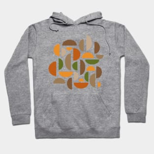 abstract circles semicircles spheres Hoodie